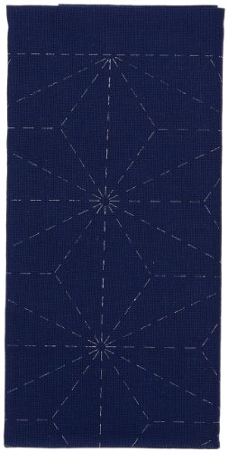 Preisvergleich Produktbild Orimupasu gemacht Blumentuch Tuch traditionelle Muster Hanf (Navy) 206 Pack