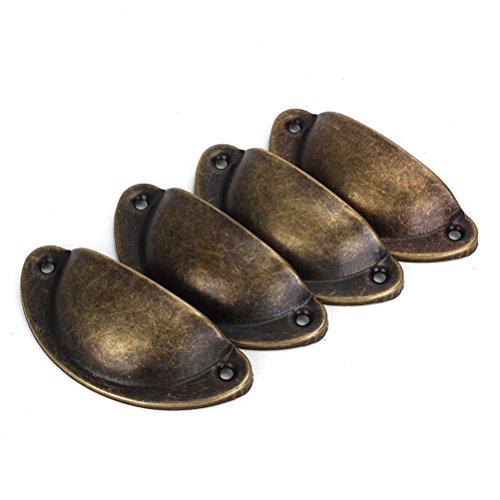 Preisvergleich Produktbild Tinksky 4 Teile Türgriff Griffe für Tür Schublade Schränke (Bronze)