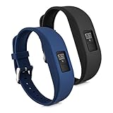 kwmobile Garmin Vivofit 3 Armband S - 2X Silikon Fitnesstracker Sportarmband für Garmin Vivofit 3
