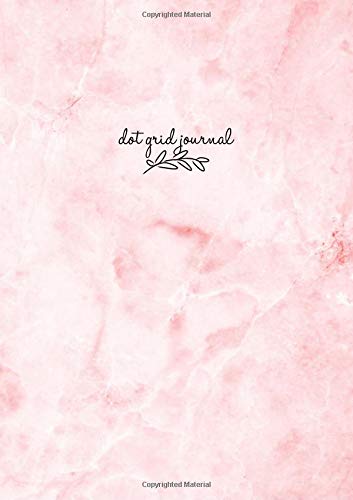 Dot Grid Journal: Marble Pink Dot Grid Notebook, Notizbuch A5 Dotted, Punktraster Notizbuch A5, Gepunktetes Notizbuch, Tagebuch, Agenda Buch, Design ... Buch, Deutsch ... 120 Seiten (Punktpapier)