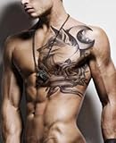 Body Art Temporary Removable Tattoo Stickers Big Pattern #1181 Sticker Tattoo - FashionLife