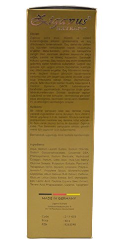 Zigavus Extra Plus Knoblauch Shampoo Original Gold 450ml gegen intensiven Haarausfall! Geruchsneutral! Anti Schuppen! Haarpflege! - 3