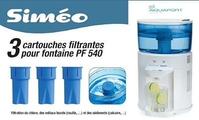Simeo Siméo PF540C - Kit de cartouches filtrantes pour distributeur d'eau