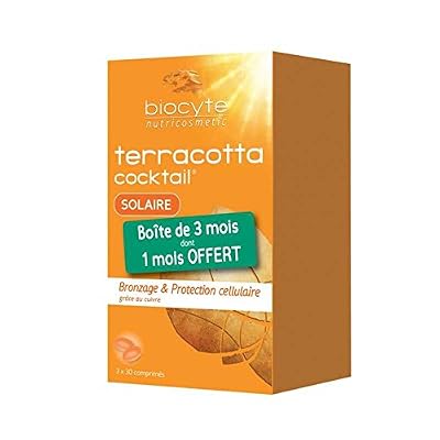 Biocyte Terracotta Cocktail Solaire Lot de 3 x 30 Comprimés