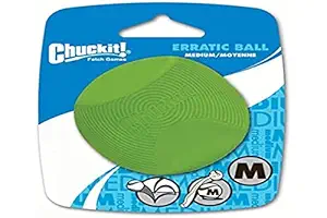 Chuckit! Erratic Ball, Medium, 2-1/2-Inch, 1-Pack