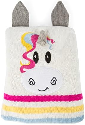 Michel Toys Unicorn Heating Pillow, Polyester, Multi-Colour, 24 x 14 x 2 cm