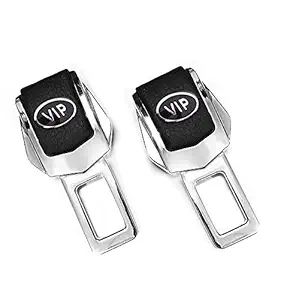 QiisX Set of 2 Car Safety Alarm Stopper Null Insert Seat Belt Buckle Clip for All Cars VIP