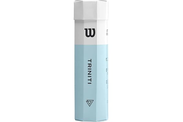 Wilson Triniti Balles de tennis – Étui 100 % recyclable