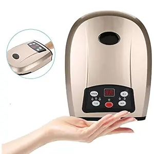 ARG AROGYA Hand Acupressure Device For Acupunture Palm Acupressure Hand Guard Machine Electric Hand Massager For Numbness Accu Point Portable Hand Therapy Massager For Home With Heat