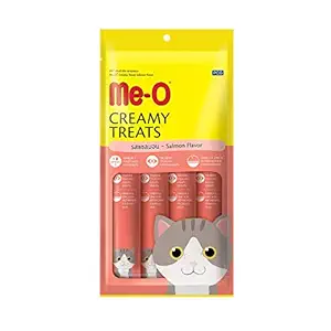 ME-O Creamy CAT Treats - Salmon Flavor Pack of 12