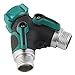 Produktbild Gankmachine 2-Wege-Garten-Wasser-Rohrverbinder 3/4 Zoll Gartenschlauch-Hahn-Splitter Y-Form-Wasser-Umsteller Adapter