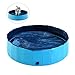 Produktbild Hunde Swimmingpool Dog Pool das Planschbecken Hunde Wasserbecken Hunde Wasserbecken Tragbare Faltbare S:80 * 80 * 20cm/M: 120 * 120 * 30cm