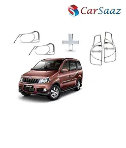 CAR SAAZ Head and Tail Light Molding Chrome Combo for Xylo Type-2