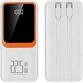 20000 mah power bank PD 20W ve USB 22.5W QUICK FAST HIZLI ŞARJ DAHİLİ TYPE C VE LİGHTNİNG KABLOLU D&Uuml;NYA STANDARTLARINA UYGUN 