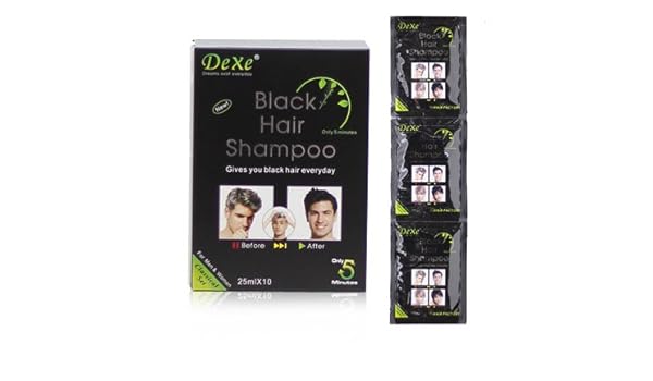Buy Generic Faster Dexe Black Hair Dye Shampoo And Conditioner