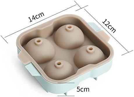 Ice Cube Tray Silicone Ice Cube Trays, Flexible Ice Cube Molds, Food Grade Ice Tray Molds, Ice Ball Storage Containers, Ice Cube Tray Molds with Non-Spill Lid, Best for Water, Cocktail and Other Drink ice molds ( Color : 3 )