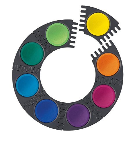 Faber-Castell 125023 – Farbkasten Connector mit 12 Farben, inklusive Clic and Go Pinsel, Größe 4 - 3