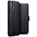 Produktbild TERRAPIN iPhone XS Max Hülle iPhone XS Max ECHT Leder Börsen Hülle - Ultra Slim Fit - Betrachtungsstand - Kartenschlitze - Schwarz