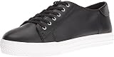 Nine West Frauen Patrick Leder Fashion Sneaker Schwarz Groesse 8.5 US /39.5 EU