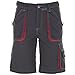 Produktbild Planam Shorts Basalt, größe XXL, anthrazit / rot / mehrfarbig, 2840060