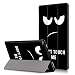 Produktbild Skytar Fire HD 10 2017 Hülle,Schutzhülle für Kindle Fire HD 10 - Flip Style Stand Case Cover in PU Leder Hülle für Neue Fire HD 10 Tablet (10,1 Zoll - 7. Generation, 2017 Modell) Tasche Schutzhülle,Don't touch