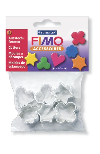 Staedtler 8724 03 - Fimo accessoires 6 Ausstechformen aus Metall
