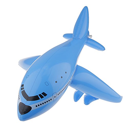 Preisvergleich Produktbild Aufblas-Flugzeug Flugzeugmodell, Aufblasbar Kinder Spielzeug - Blau
