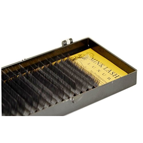 Único wimpern - Garantía para pestañas Mink Lashes - C de curl - 0,10 grosor - Negro.
