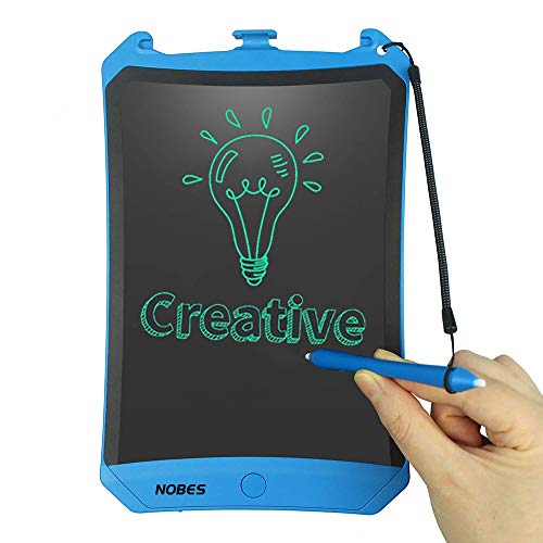 NOBES Tableta de Escritura LCD 8.5 Inch, LCD Tablero de Dibujo Gráfica, Pizarra Magica para niños diseño, Juguetes Educativo, Mensaje Doodle Pad Electrónico, para Niños, Clase, Oficina, Casa (Azul)