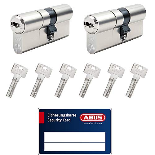 Preisvergleich Produktbild ABUS Bravus.2000 MX Doppelzylinder Codekarte, Bohrschutz, gleichschließend (2 Stück 40 / 45 inkl. 6 Schlüssel)