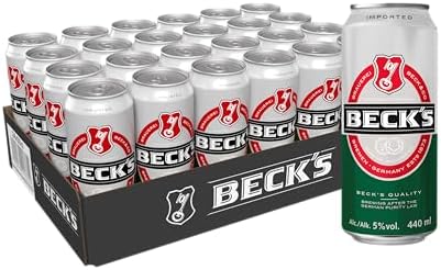 Beck's Pils Birra Lattina, Cassa, Pacco da 24 x 44 cl