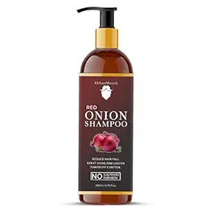 UrbanMooch Onion Hair Fall Shampoo For Hair Growth & Hair Fall Control, With Red Onion Oil, 200Ml