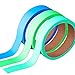 Produktbild Lvcky 3 Rollen Glow Tape in The Dark, Leuchtziffern Glow Abnehmbarer Wasserdicht Tape 49,2 Fuß x 2 cm/15 m x 2 cm völlig für Wände, Stufen, EXIT Schild