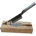 Samnantools Supari Cutter- Sudi, Betel nut Cutter Pakku vetty Size 7" inches with Wooden Base - Folding Vegetable Fruit Cutter
