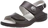  Waldläufer Damen Gunna Riemchensandalen, Memphis Schwarz, 40 EU