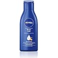 NIVEA Nourishing Body Milk 120ml Body Lotion with Deep Moisture Serum | 48 H Moisturization | With 2X Almond Oil | Smooth and