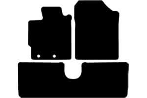 Kovvar Tapis de Sol Compatible avec Toyota Yaris 2011-2020 Correspondant à la Version: 3 | Yaris | Qualité: Basic