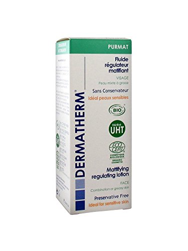 Dermatherm - Fluide régulateur matifiant Bio peaux grasses PURMAT - 50ml