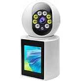 Divex CM-16 5MP HD Ekranlı &Ccedil;ift Y&ouml;nl&uuml; G&ouml;r&uuml;nt&uuml;l&uuml; G&ouml;r&uuml;şme &Ouml;zellikli Bebek ve G&uuml;venlik Kamerası, Beyaz