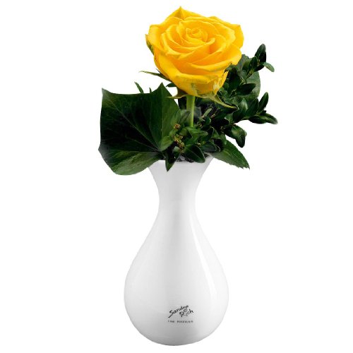 Sandra Rich 53-12 ‚Solo‘ Sandra Rich Porzellan Flaschenvase ‚Solo‘ Ø 6,5cm, Höhe 13cm, weiß (12 Stück) - 2