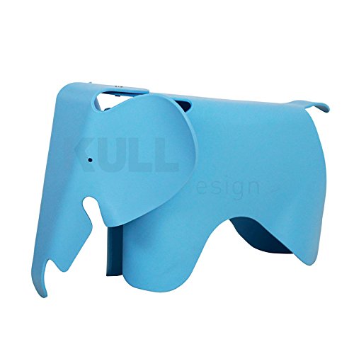 Preisvergleich Produktbild KullDesign.com Kinderstuhl Elefant. Stuhl mit Elefant. blau