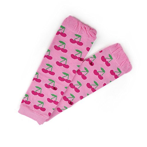 TopTie Baby Leg Warmer, Lovely Pattern for Boys/ Girls, Price for ONE Pair - #Cherry