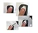 CINEEN 24 Pcs French Manicure Nail Stickers Nail Tips Smile Line Guide Stickers Nail Art Line Guide Stickers Tips Makeup...