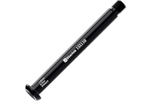 BiberAxle Axes enfichables pour fourches de vélo Fox 15 mm, VTT et vélos de route Axe adaptateur de moyeu en alliage d'aluminium, pas de filetage : 1,5 mm, spécifications : 15 mm x 100 mm et 110 mm