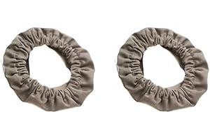 Lrtzizy 2Pcs CPAP Mask Liners Reusable Fabric Comfort Covers to Reduce Air Leaks Skin Irritation Washable and Easy to Clean Gray