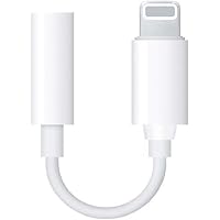 TEQNEQ AUX Phone Jack Cable to 3.5 mm Headphone Jack Adapter Converter Compatible with iPhone 5 up to iPhone XR and iPad iOS Devices