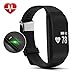 Produktbild Herzfrequenz Fitness Armband,Willful SW323 Pulsuhr Aktivitätstracker Wasserdicht IP67 Fitness Tracker mit pulsmesser ,Schrittzähler, Kalorienzähler, Schlaf-Monitor, Wecker Vibration,Push-Message und Anrufer,ID Benachrichtigung für Android Smartphone und iPhone Herren Damen