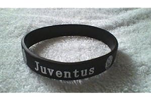 JUVENTUS black and white silicone wristband