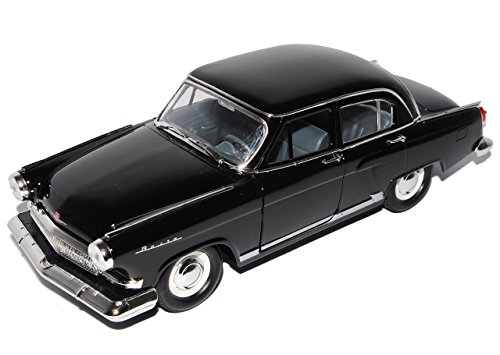 Preisvergleich Produktbild GAZ Wolga M-21 1970 Schwarz 1 / 24 Yatming Modellauto Modell Auto
