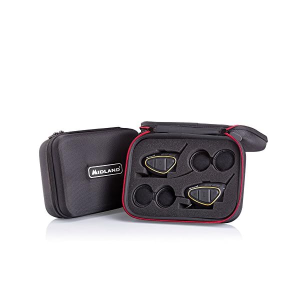 Midland BTX1 Pro Twin con altavoces HI FI - Intercomunicador, color amarillo - Imagen 3